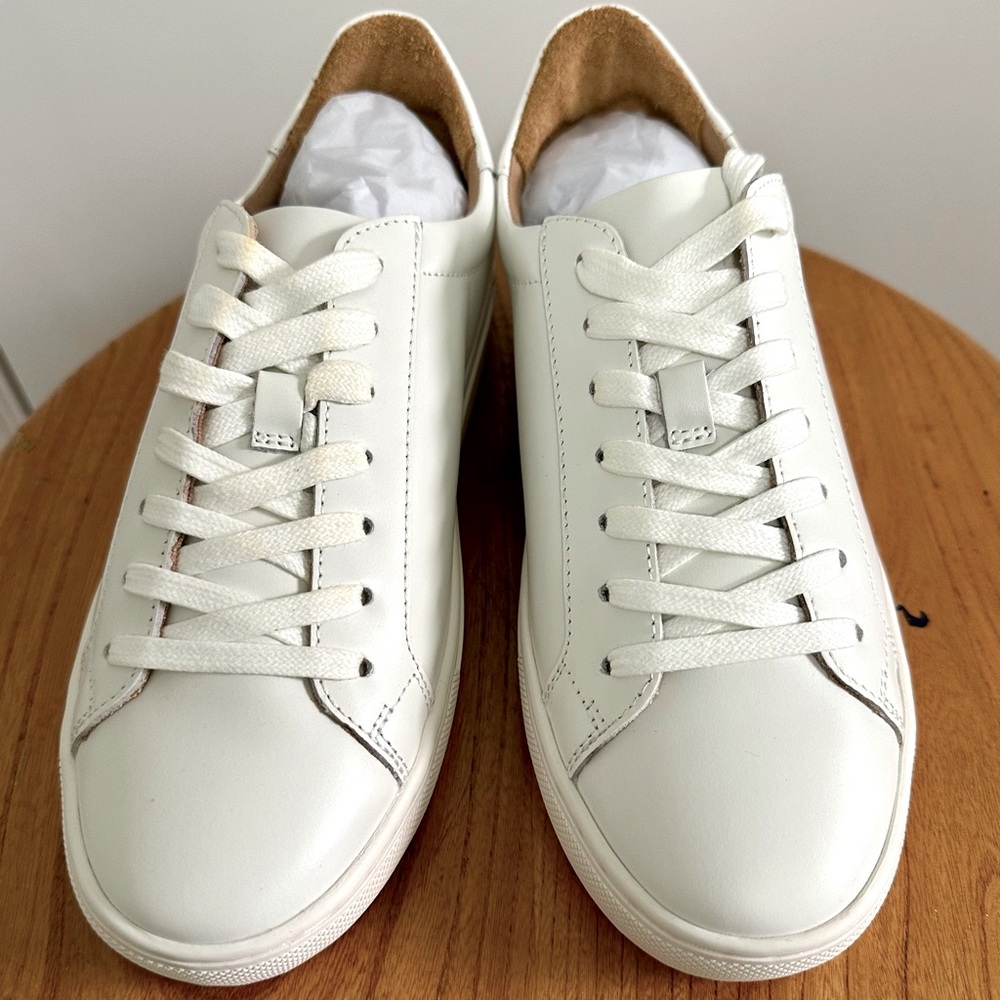 Quince Women’s Leather Everyday Sneaker White 7.5